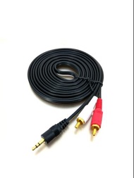 3米 3.5mm 轉雙RCA音源線 紅白線 音頻線 手機/電腦連接音響 3.5mm to RCA Audio Cable Male to Male 2RCA Plug
