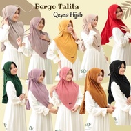 Qeysa Bergo Talita /Hijab Jilbab Premium Qeysa Bergo Pet+Tali Talita