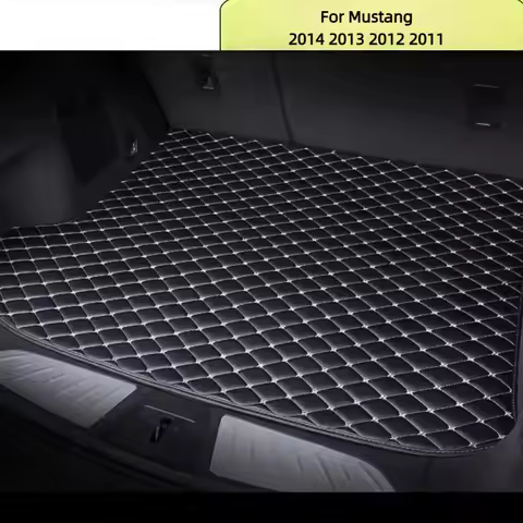 Car Trunk Mats For Mustang 2014 2013 2012 2011 Cargo Liner Auto Interior Accessories Custom Covers A
