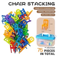 Chair Stacking Game 75 60 30 Pieces (Chair Game)