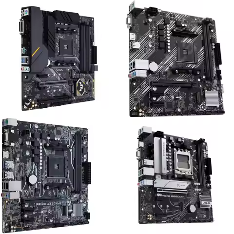 Original for A320 B450 A520 B550 X570 B650 AM4 Desktop Motherboard Ryzen 5 7 HD-MI M.2 PCIe4.0 DDR4