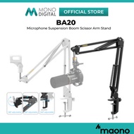 MAONO BA20 / BA37 Microphone Boom Arm Stand Suspension Scissor Arm 360° Rotatable Flexible Adjustabl