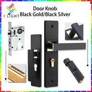 Bedroom alloy door lock set Door Knob magnetic suction mute door lock with anti-theft lock core