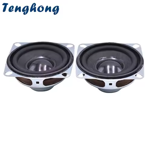Tenghong 2pcs 2 Inch 52MM Audio Speakers 4 Ohm 5W Full Range Bluetooth Speaker Unit Bass Multimedia 