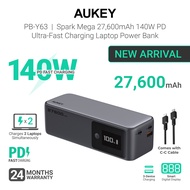 [NEW] Aukey PB-Y63 Spark Mega 27600mAh 140W PD Ultra-Fast Charging Laptop Power Bank (24 Months Warr