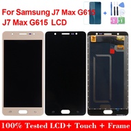 5.7inch J7 MAX LCD For Samsung Galaxy G615 SM-G615F SM-G615FU Display Digitizer touch screen Replace