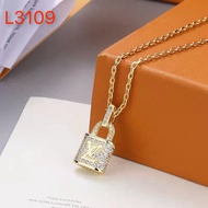 Fashion Necklace for Women Lock Necklace Gold Necklace Accessories Jewelry