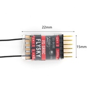 FLYSKY FS-SR8C Receiver 8 Channels 2.4G with Dual Antenna for Remote Control Fixed Wing Gliders Robo