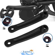 KAREN Bafang Crank Arm, Aluminum Alloy Lightweight Electric Bicycle Crank,  170mm Diamond-Shaped Hol