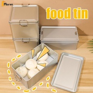 Multi Style Bakery Cookie Packaging Gift Box With Snap Fastener- Tinplate Candy Snack Moisture-Proof