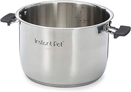 Instant Pot Stainless Steel Inner Cooking Pot with Handles, 6-Qt, Polished Surface, Rice Cooker, Stainless Steel Cooking Pot, Use with 6-Qt Duo Evo,Pro &amp; Pro Crisp