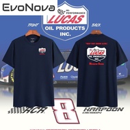 EvoNova Baju LUCAS OIL MOTOR ,Premium Quality  ADULT T-Shirt / LUCAS OIL, ESR MOTOR
