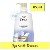 Dove Micellar Hya Keratin Shine Shampoo 650ml
