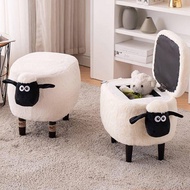 Shoe stool Lamb cute cartoon stool home children's animal stool storage low stool shoe stool