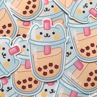 Boba Cat 1pc Sticker