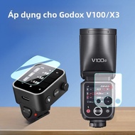 Godox V100 V480 X3 Tem Bảo Vệ Flash Đầu Tròn Camera Mini Top Light Hot Boot Light Tem Màn Hình Bảo V