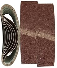 Sanding Belts 100 x 915 mm Assorted Grits K40 to K400 Pack of 6