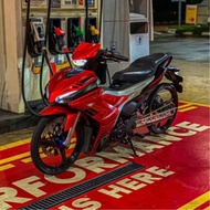 Y16 Y16ZR COVER SET MERAH PURBA HITAM PURBA FREE TAMPAL STICKER