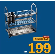 Stainless steel dish rack