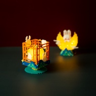 MARD Doudou Doudou Moon Rabbit Light Peekaboo Rotating Night Light Toy Handmade Mid-Autumn Festival 