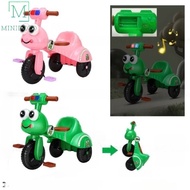 Kids Foldable Bicycle 3-Wheel Frog Cartoon