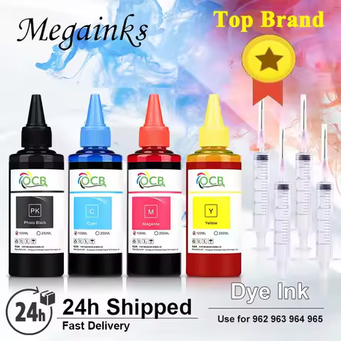 100ml Refill Dye Ink for HP 963xl 962xl 964xl 965xl For hp OfficeJet Pro 9010 9012 9013 9014 9015 90