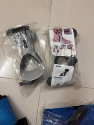 全新：足內外翻 矯正器 中風 偏癱 康復器材 矯形器 足下垂內翻 固定支具 醫療用具 醫療用品 中碼灰色