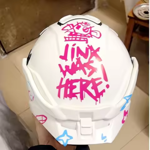 Arcane Jinx Anime Creative Car Stickers Creative Bumper Window Laptop Stickers Pack Exterior Accesso