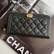 ❤️‍🔥個性百搭款 CHANEL Boy 系列拉鍊長夾