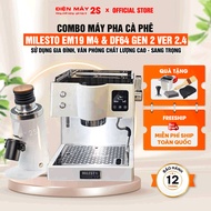 [HCM-VAT Included] Combo Milesto EM19 M4 Coffee Maker and DF64 Gen 2 Coffee Grinder Version 2.4 Red 