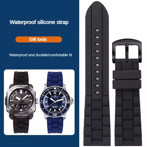 Silicone Watch Strap, Rubber Strap, Straight Interface, Suitable for PRW 6900, 6800, 61Y, Baopo, Fif