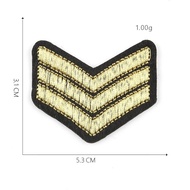 Pro Patch Store Military Rank Stars Series DIY Embroidery Patches for Embroidery Stickers Patches fo