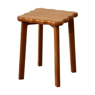 Solid Wood Stool Home Foldable Stool Square Stool Wooden Stool Vintage Stool Dining Stool Round Stoo
