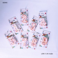 LILIN Number Candles Birthday number candles