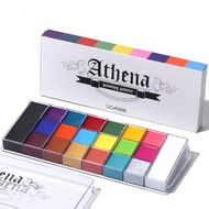 UCANBE Athena Face & Body Painting Oil Palette 20 Colors Face and Body Paint Makeup Art