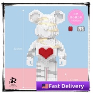 [Just Like Buy ] LED Bearbrick Lego Building Block Micro Brick Assembled DIY Kids Toys Gift