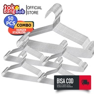 GANTUNGAN COMBO SAVINGS ON 50PCS STAINLESS HANGER 50PCS CLOTHES HANGER SET