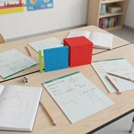 BI Kids Math Plaything: Base Ten Blocks Set with Counting Cubes N