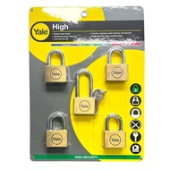 กุญแจYALE คีย์อะไลท์ ขนาด45มิล 5 ตัวชุด