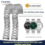 20mm Gelang Jam Keluli tahan karat berkualiti tinggi Untuk IWC PORTUGIESER IW358312 IW371607 IW37161