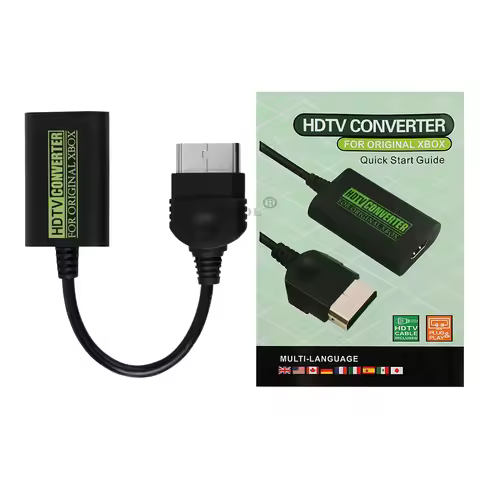 Console For Xbox To HDMI-compatible Converter Digital Video Audio Adapter for XBOX 480i 480P 720P 10