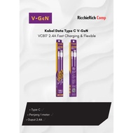 Type C V-GeN VCB17 2 Data Cable. Fast Charging & Flexible