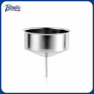 Bincoo Stainless Steel Coffee Grinder Bowl Moka Pot Accessory Double Valve Universal Powder Slot Ful