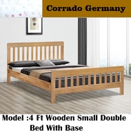 LOUISA DOUBLE SINGLE WOODEN BED B3 4 FT /Double Single Bed Frame /Katil Kayu Double Single /Double S