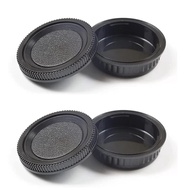 Camera Body Cap & Rear Lens Cover Compatible for Pentax K70 K50 K50IIs K30 K7 K5 K3 K1 KS1 KS2 K100D