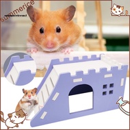 【Ready stock】 Creative Small Pets House for Squirrel Hamster Hideout Accessories Toy with Ladder
