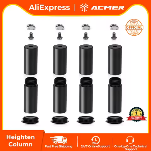 ACMER Heighten Column Laser Engraving Leg Expansion Metal Heighten Set Heighten Kit For Y-Axis Rotat