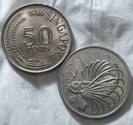 SI-19 Koin asing LIONFISH SINGAPORE