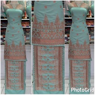 Bahan/Bakal Baju kurung Bordir / Baju melayu bordir bukittinggi