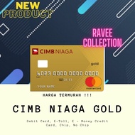 ATM/Skin Guard Debit Card Sticker, CIMB Gold Credit Card, CUstom name and number